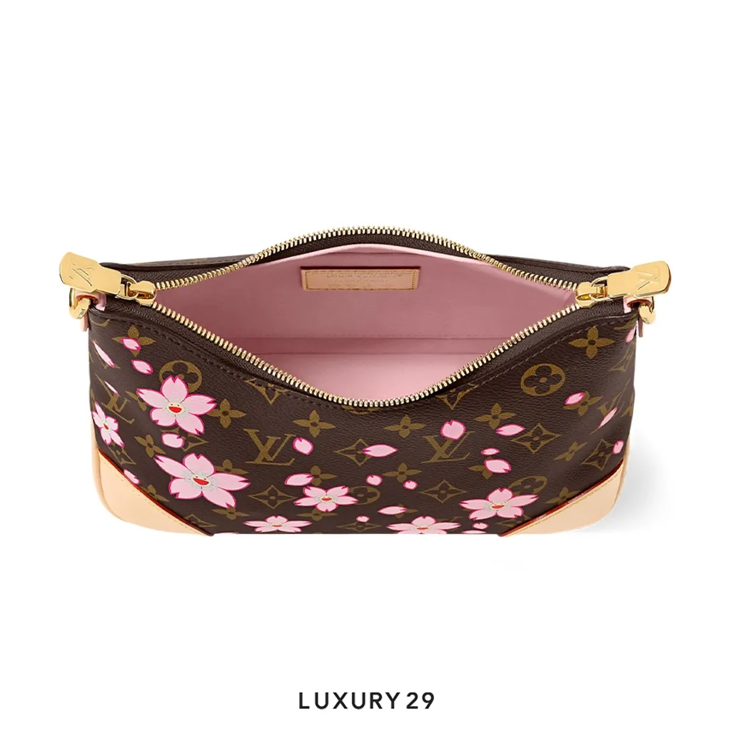 Louis Vuitton LV x TM - Boulogne bag Sakura Brown(Small, Brown)