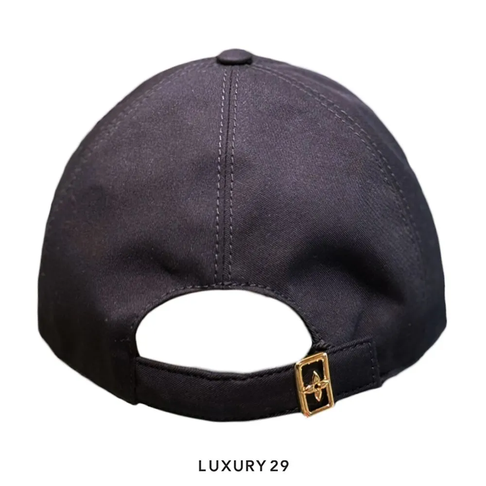 Louis Vuitton LV Signature Cap Black(Free Size, Black)