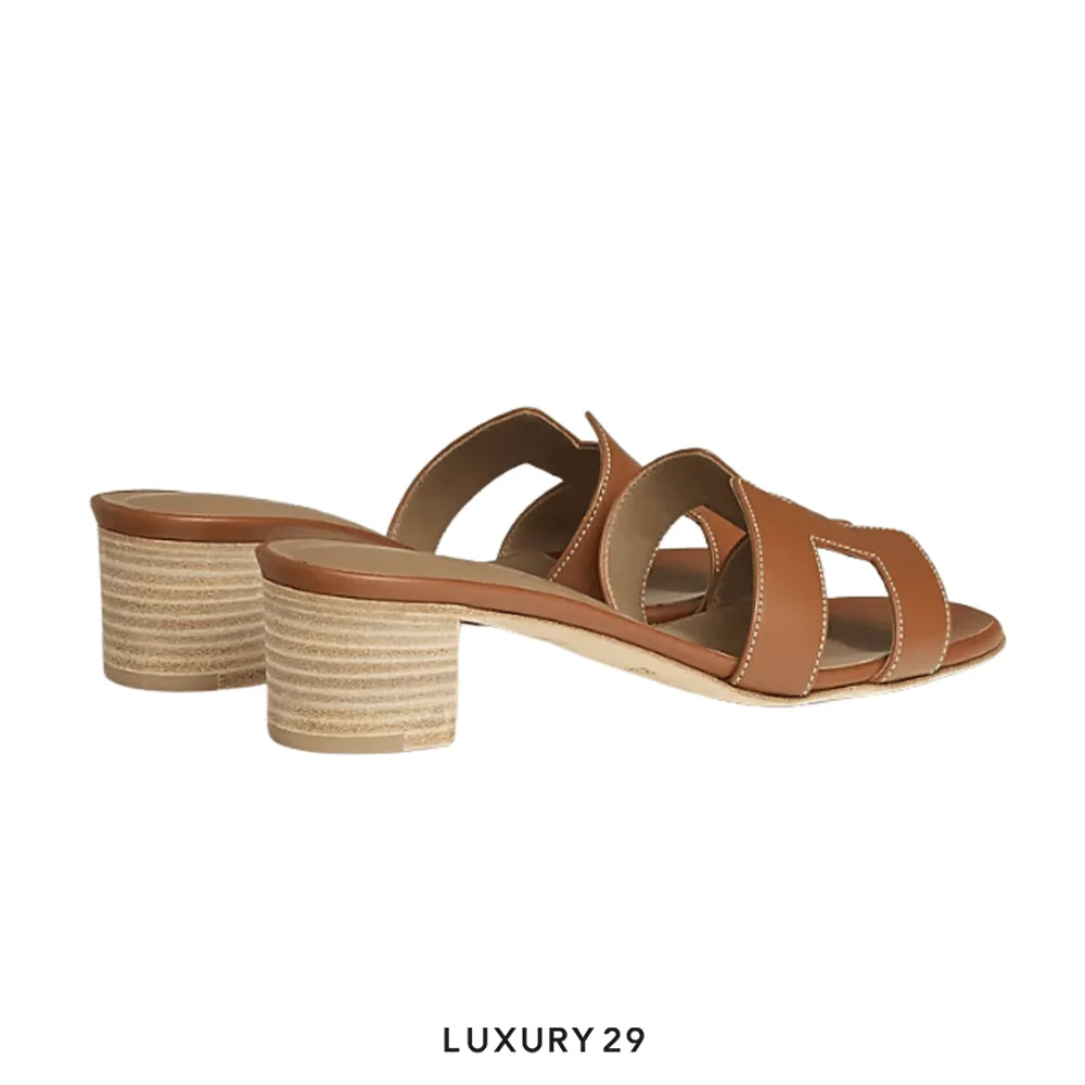 Hermes Oasis sandal Gold(38, Gold)