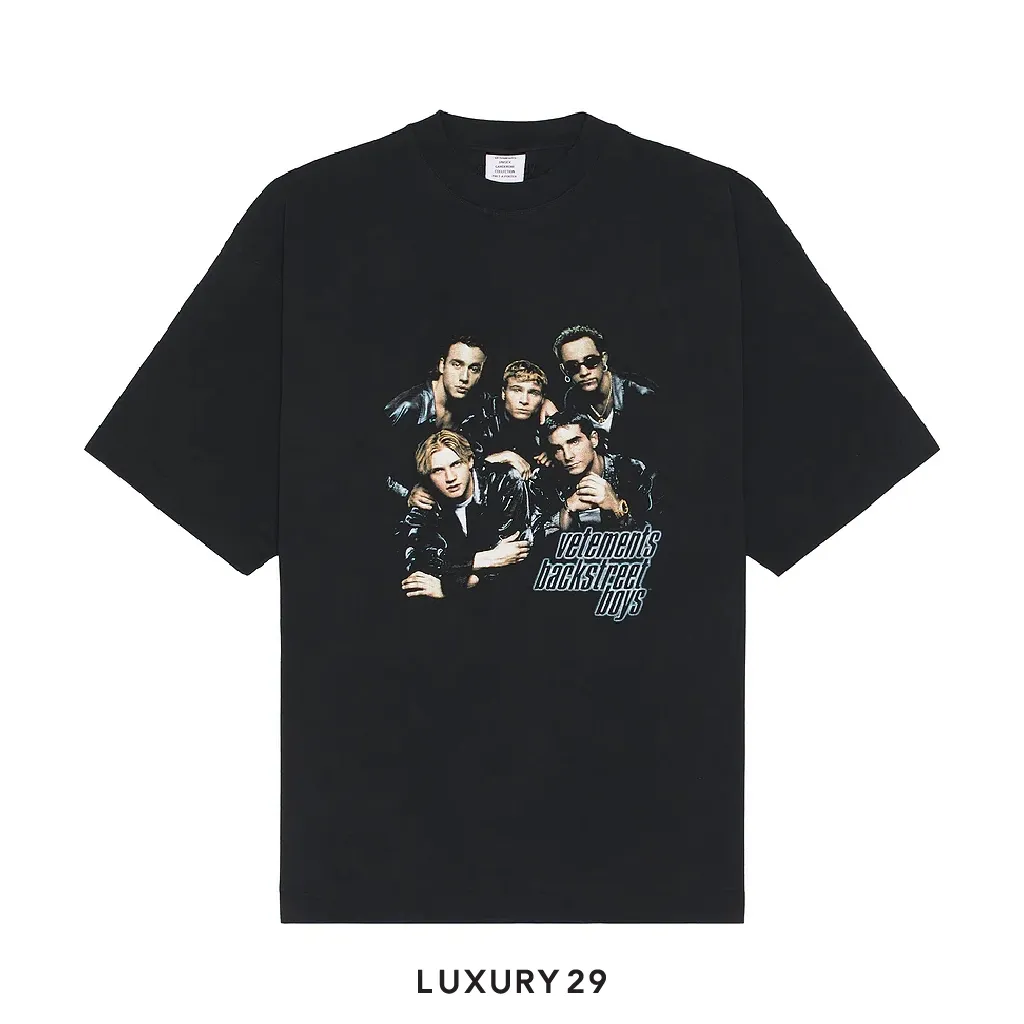 Vetements 'Backstreet Boys' T-Shirt Black