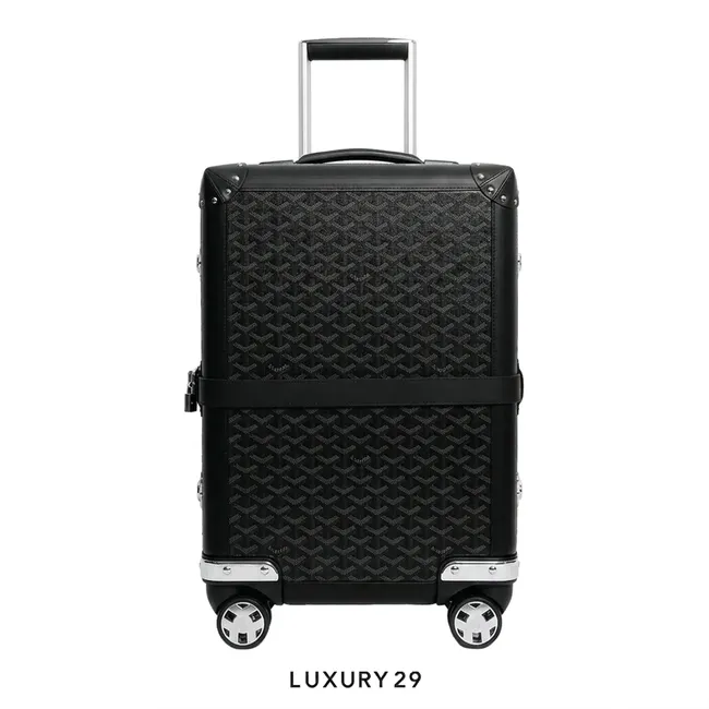 Goyard Bourget PM Trolley Case Jet Black