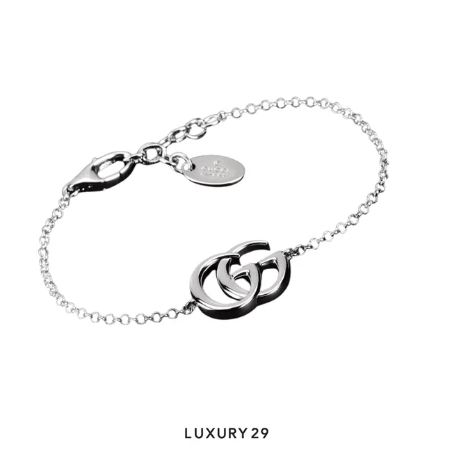 Gucci GG Marmont chain bracelet Silver