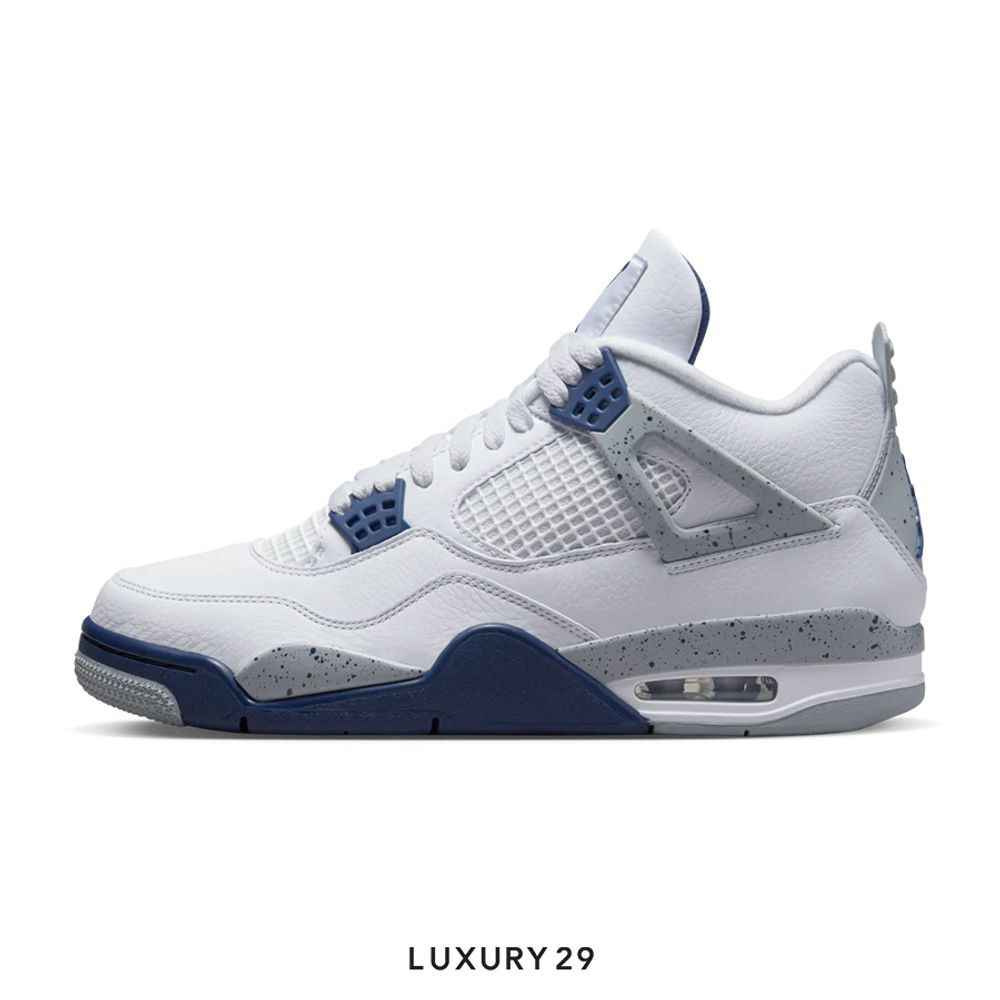 Nike Jordan 4 Retro Midnight Navy(41, Blue)