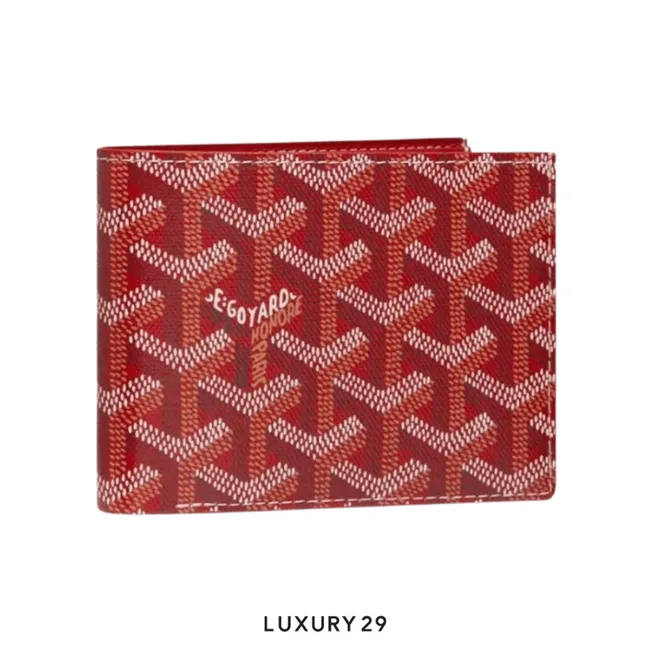 Goyard Victoire Wallet Red