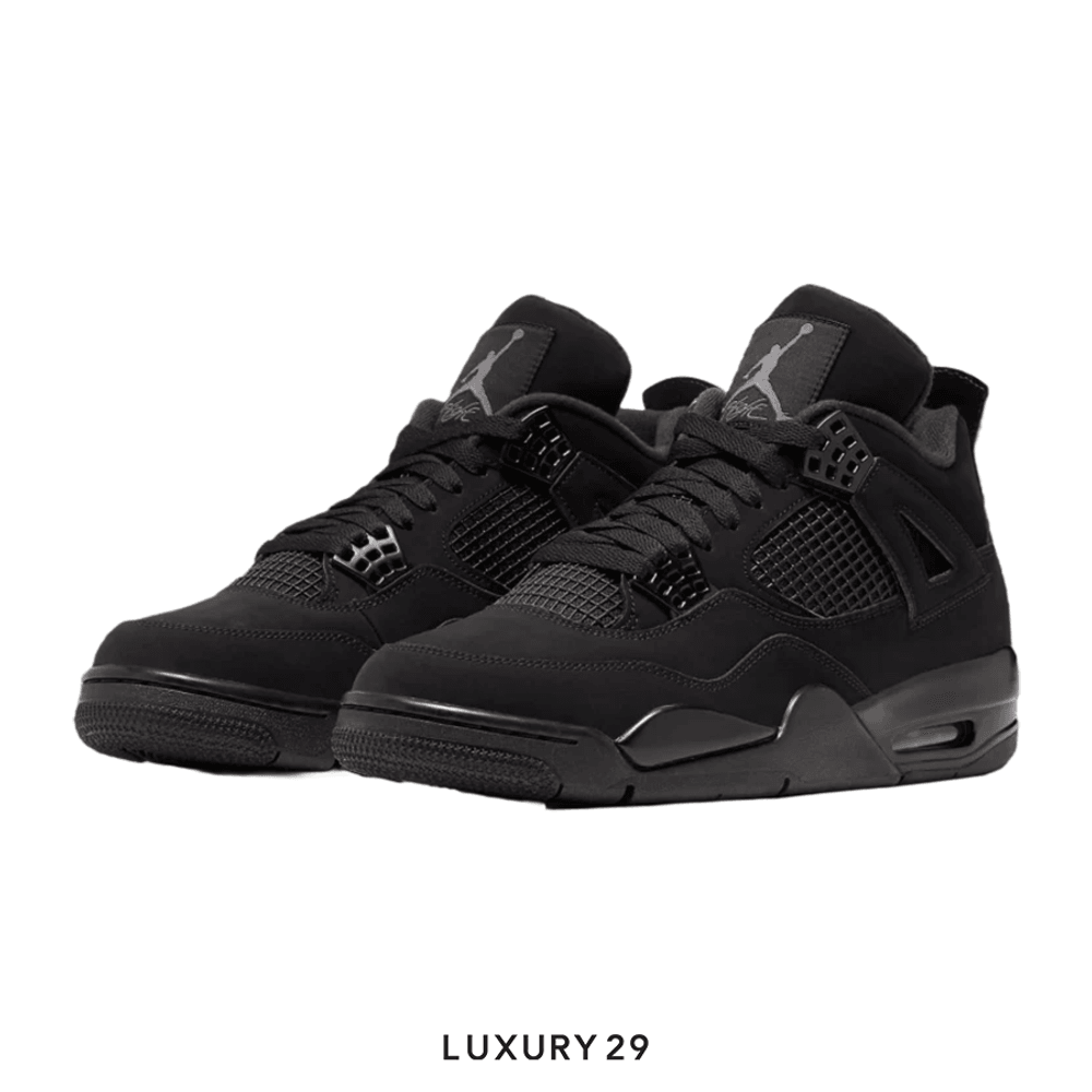 Nike Jordan 4 Retro Black Cat (2020)(42, Black)