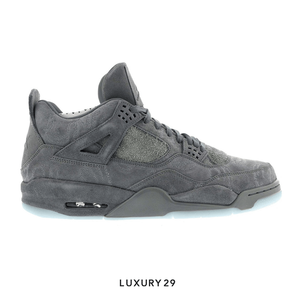 Nike Jordan 4 Retro Kaws(44, Grey)