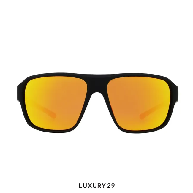 Red Bull Spect Sunglasses Chop-02P black - brown with red mirror