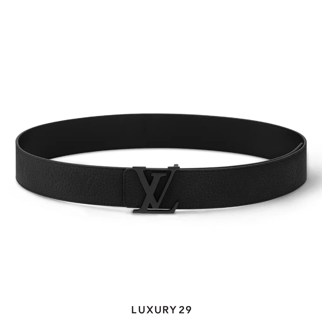 Louis Vuitton LV Initiales 40mm Reversible Belt Black(40, Black)