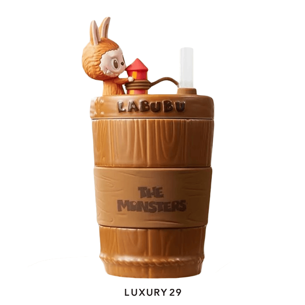 POP MART LABUBU-Wood Workshop Series(Free Size, Brown)