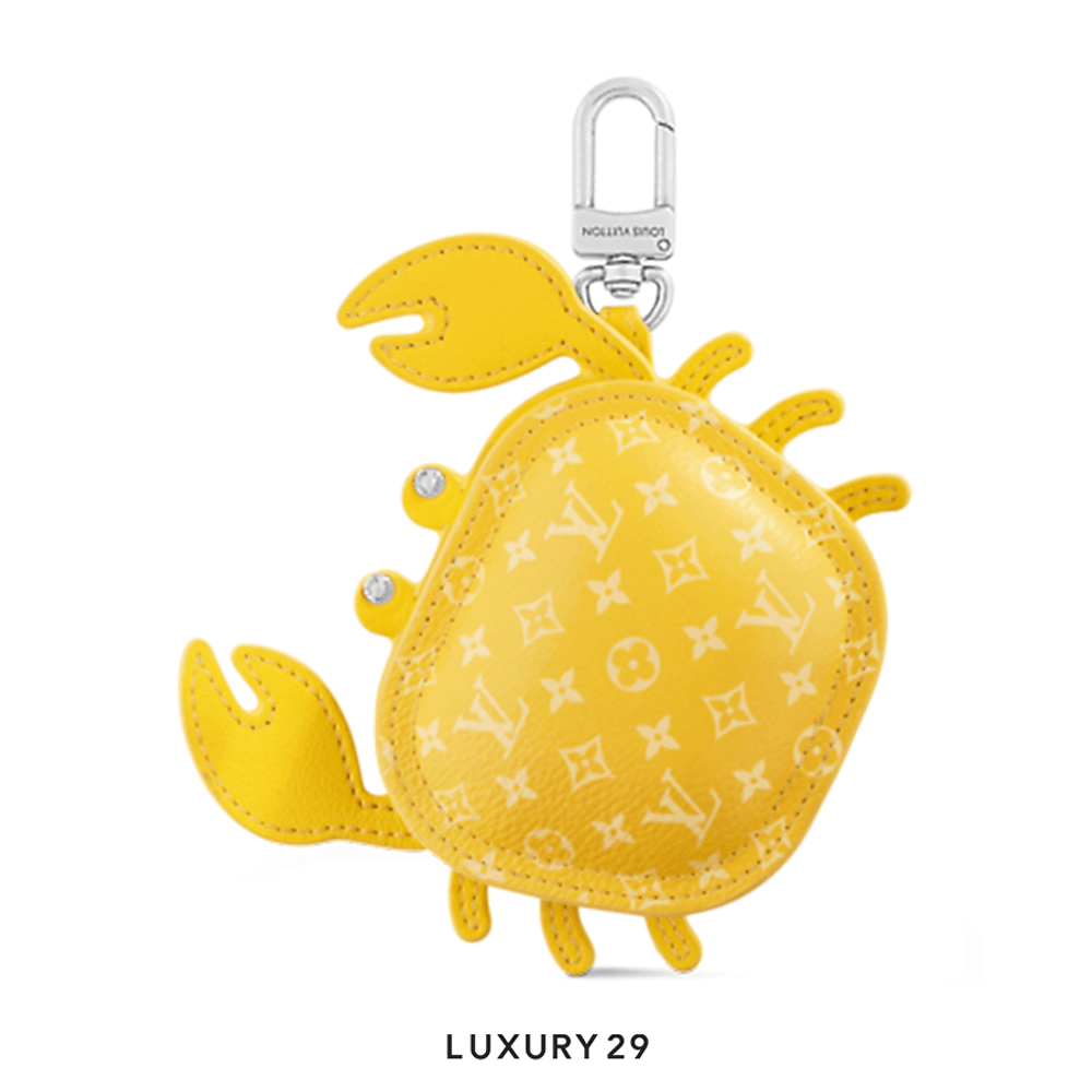Louis Vuitton LV Crab Bag Charm Jaune(Small, Yellow)