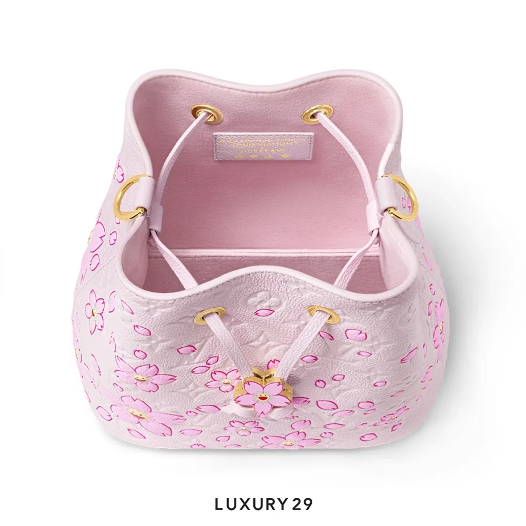 LOUIS VUITTON LV x TM NéoNoé BB Pearl Pink