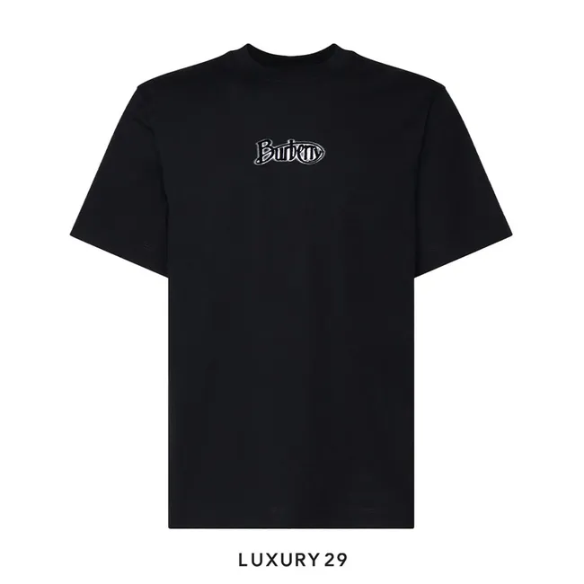 Burberry Logo Cotton T-shirt Black