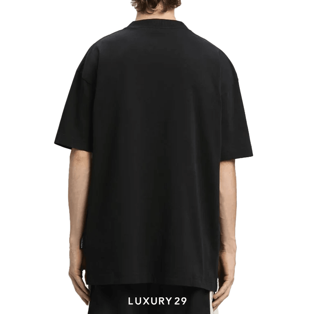 Palm Angels Neck logo T-shirt black
