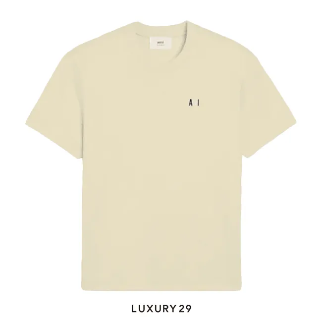 Ami Bleu Blanc Rouge Classic Fit T-shirt OFF WHITE