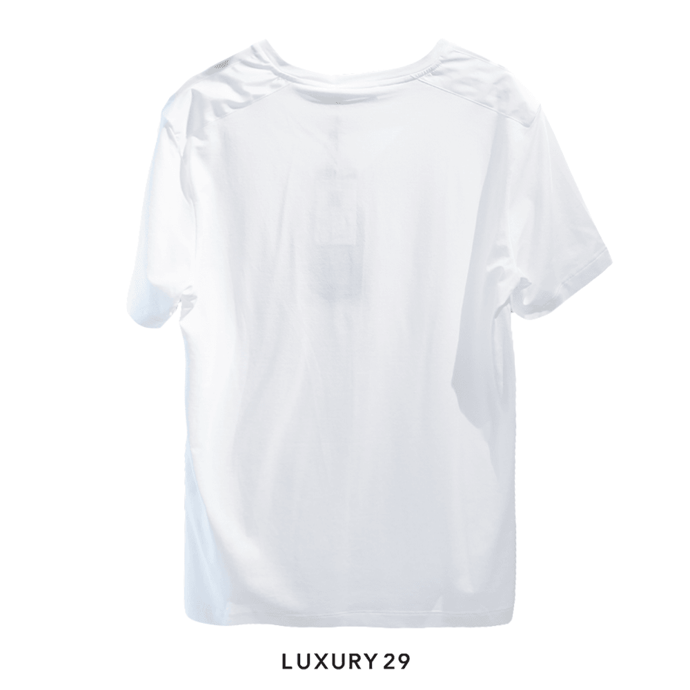 Prada Scollo A V M/C Cotone str.+RE-NYLON PIUMA BIANCO(XL, White)