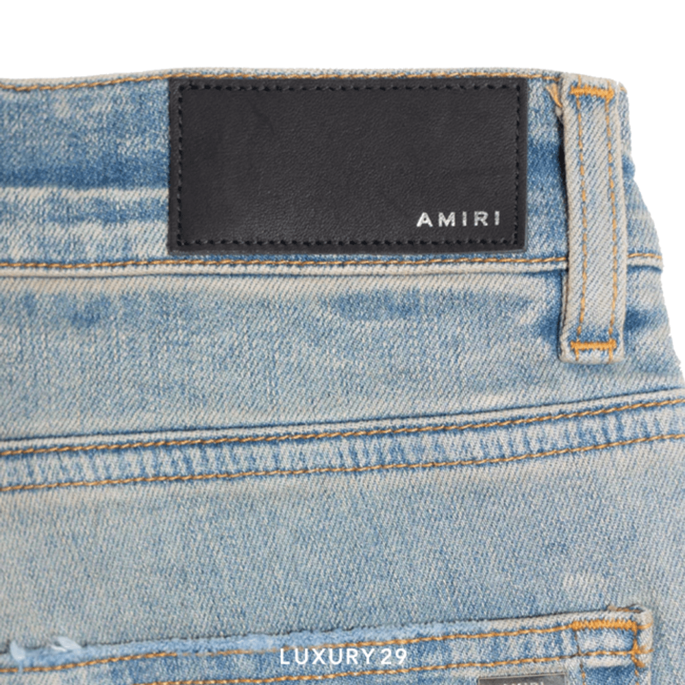 AMIRI MX1 BANDANA JEAN/CLAY INDIGO(XS, Blue)