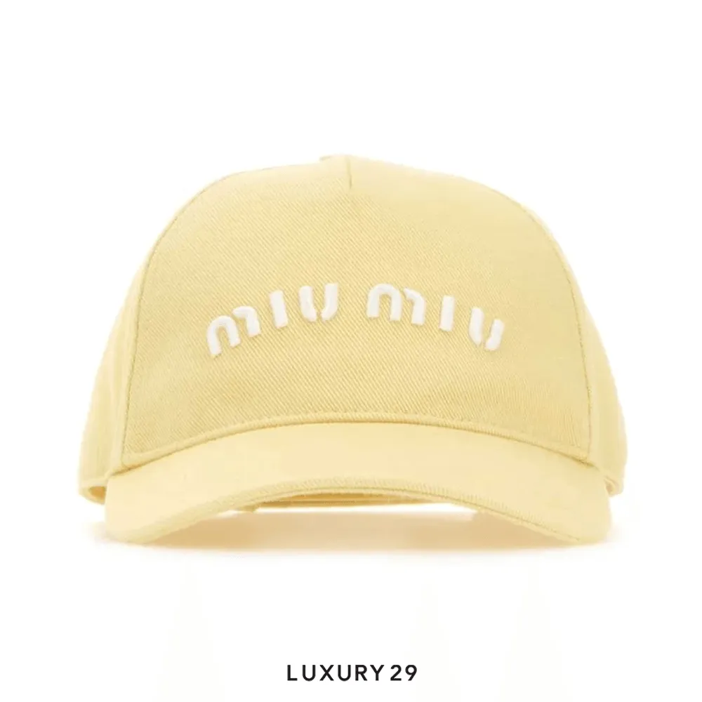 商品画像：三越伊勢丹 | MIU MIU/ミュウミュウ通販 | デニム ベースボール 1