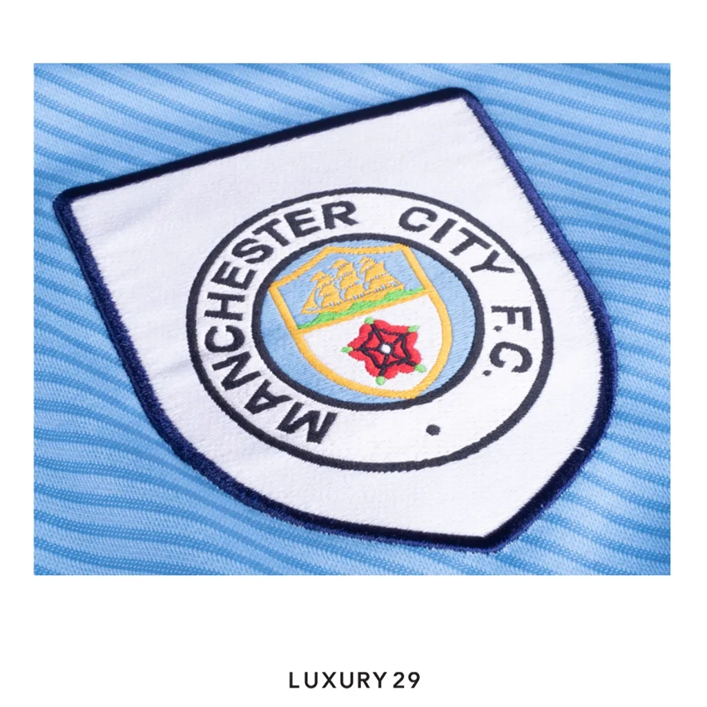 Manchester City 1994 Home Shirt Blue(L, Blue)