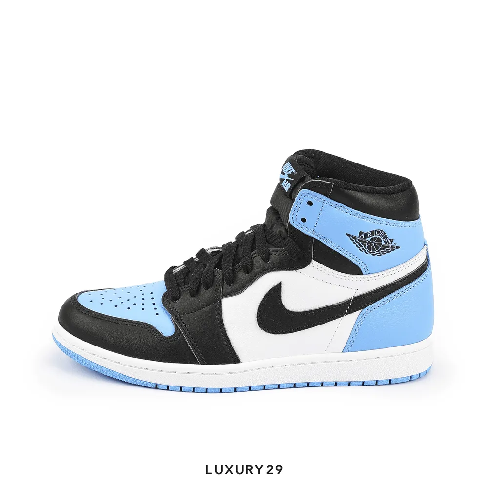 Nike Jordan 1 Retro High OG UNC Toe(M)(47.5, Blue)