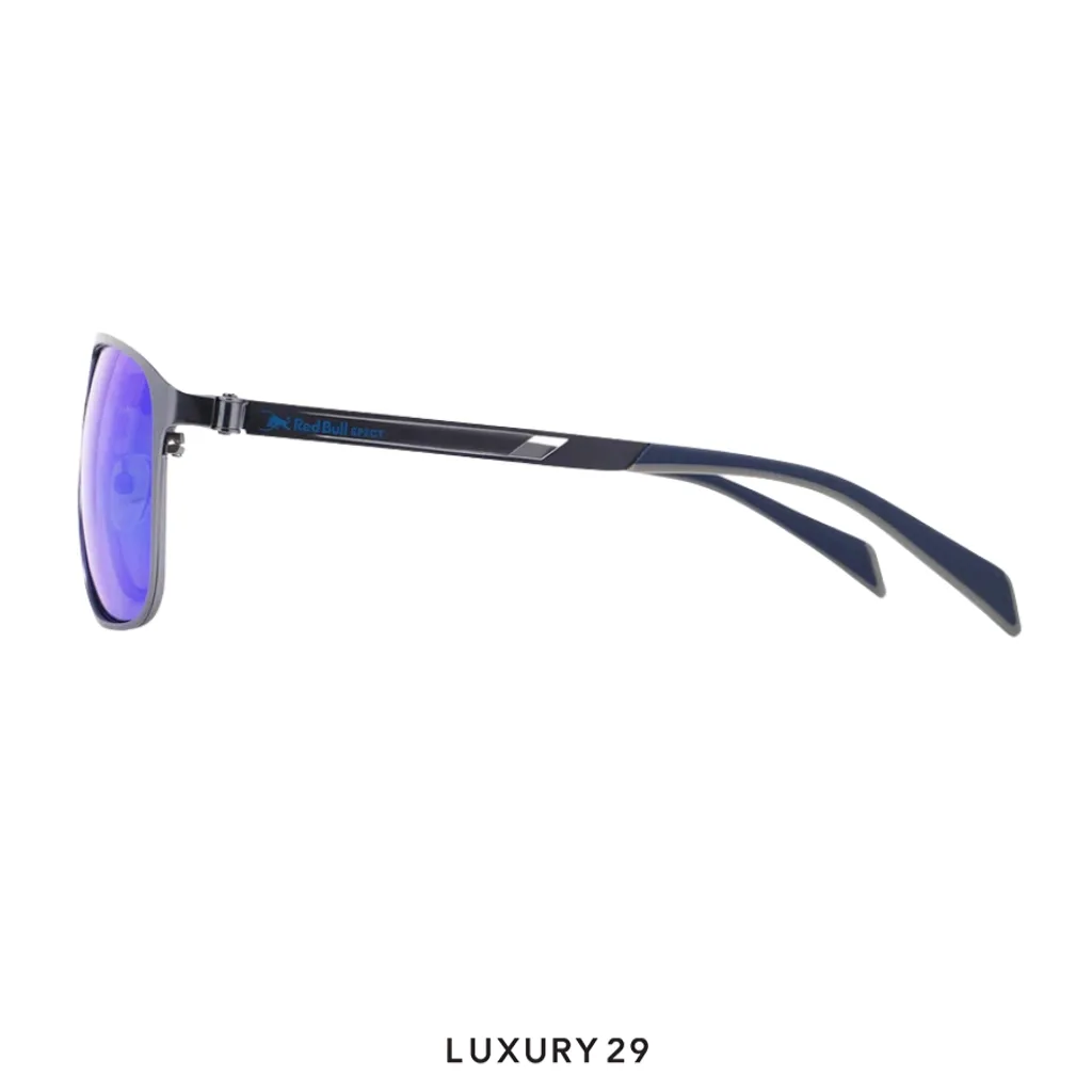Red Bull Spect Sunglasses REDMS107-01P AERO SPIN Concept  smoke with dark blue mirror(Free Size, Blue)