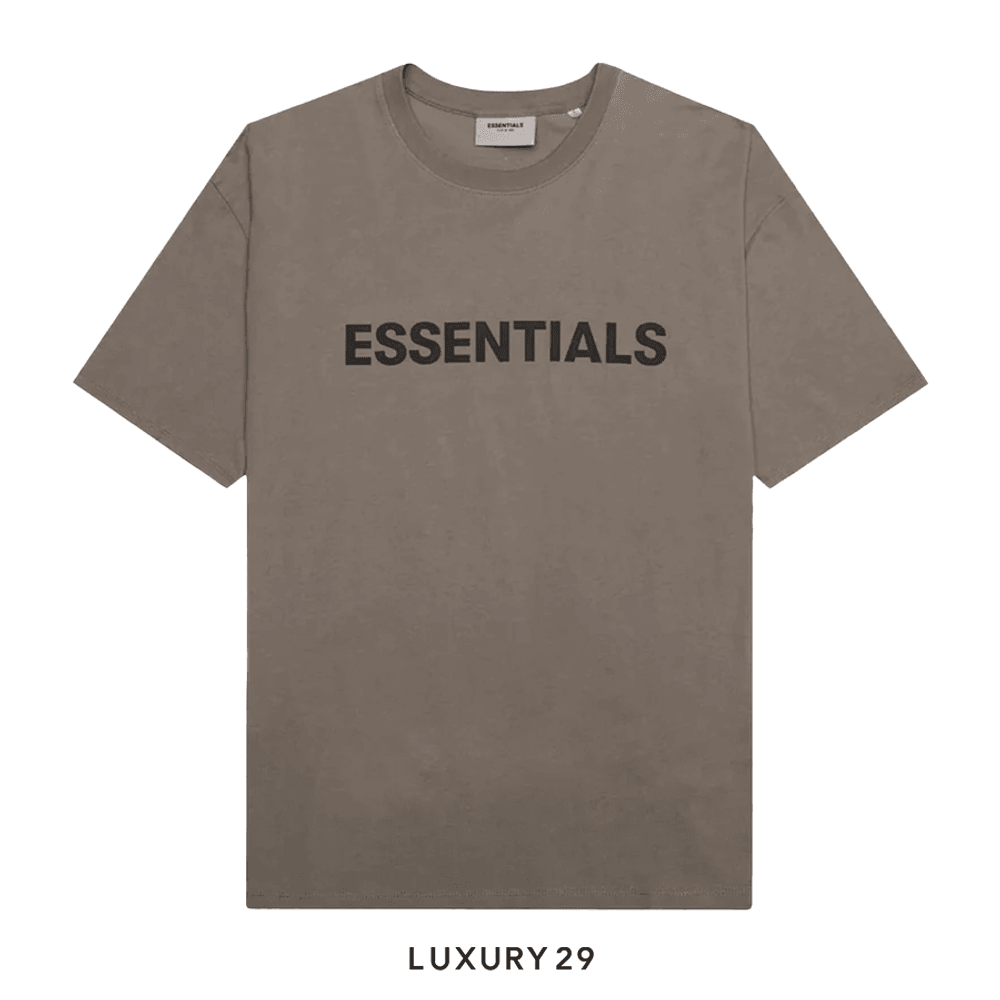 Essentials Fear Of God T-Shirt Taupe (SS20)(XS, Brown)