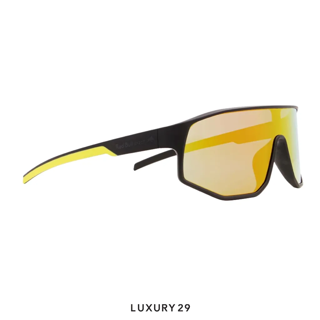 Red Bull Spect Sunglasses Dash-006 Black Gold(Free Size, Yellow)