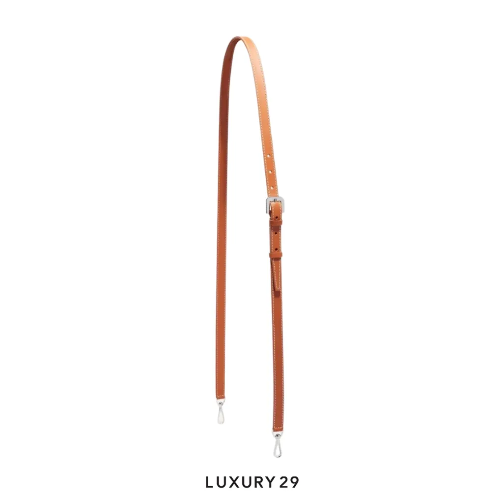 Goyard Cuir PM Strap Bijouterie Palladium Tan(Small, Brown)