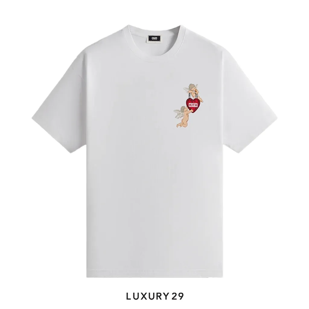 Kith Cupid Love Lock Tee White(XL, White)