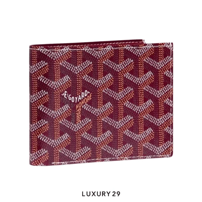 Goyard Victoire Wallet Burgundy