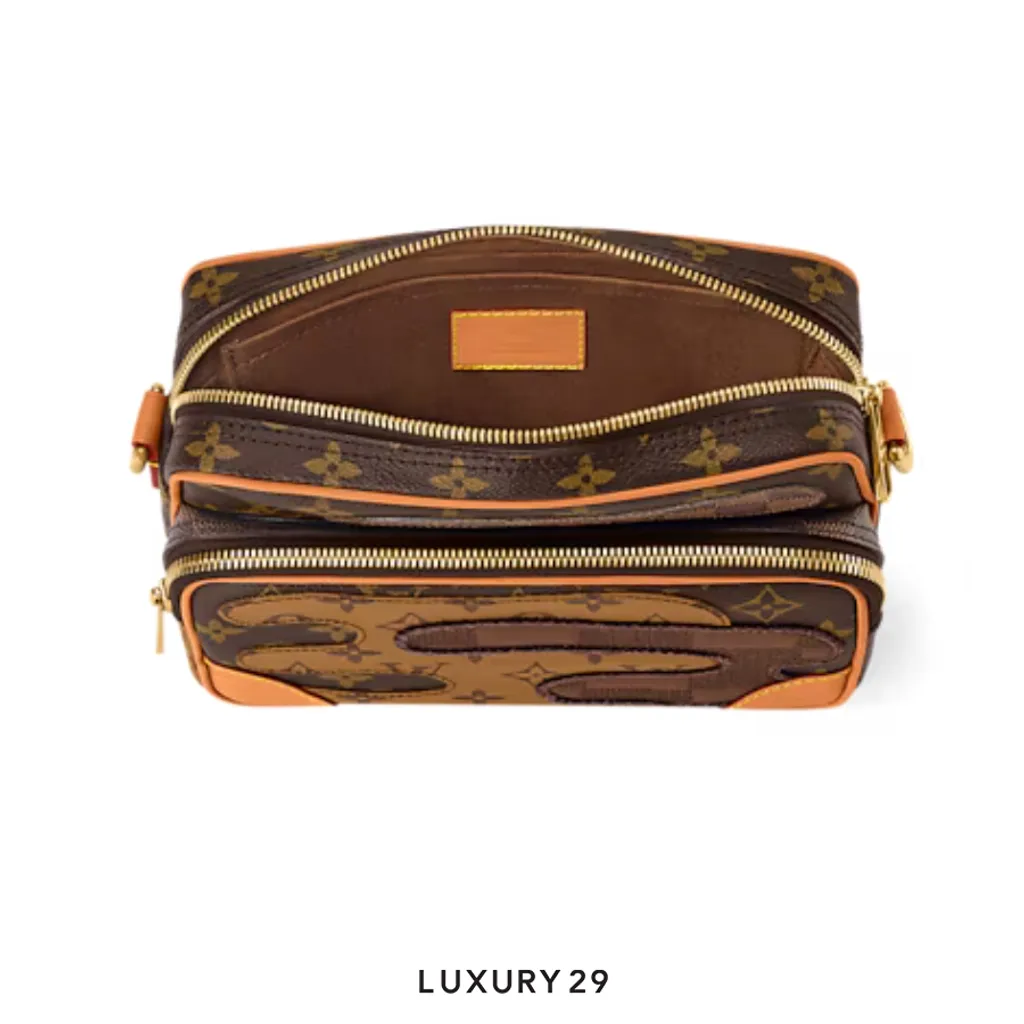 LOUIS VUITTON LV Nil bag Brown Monogram Landscape Canvas(Small, Brown)