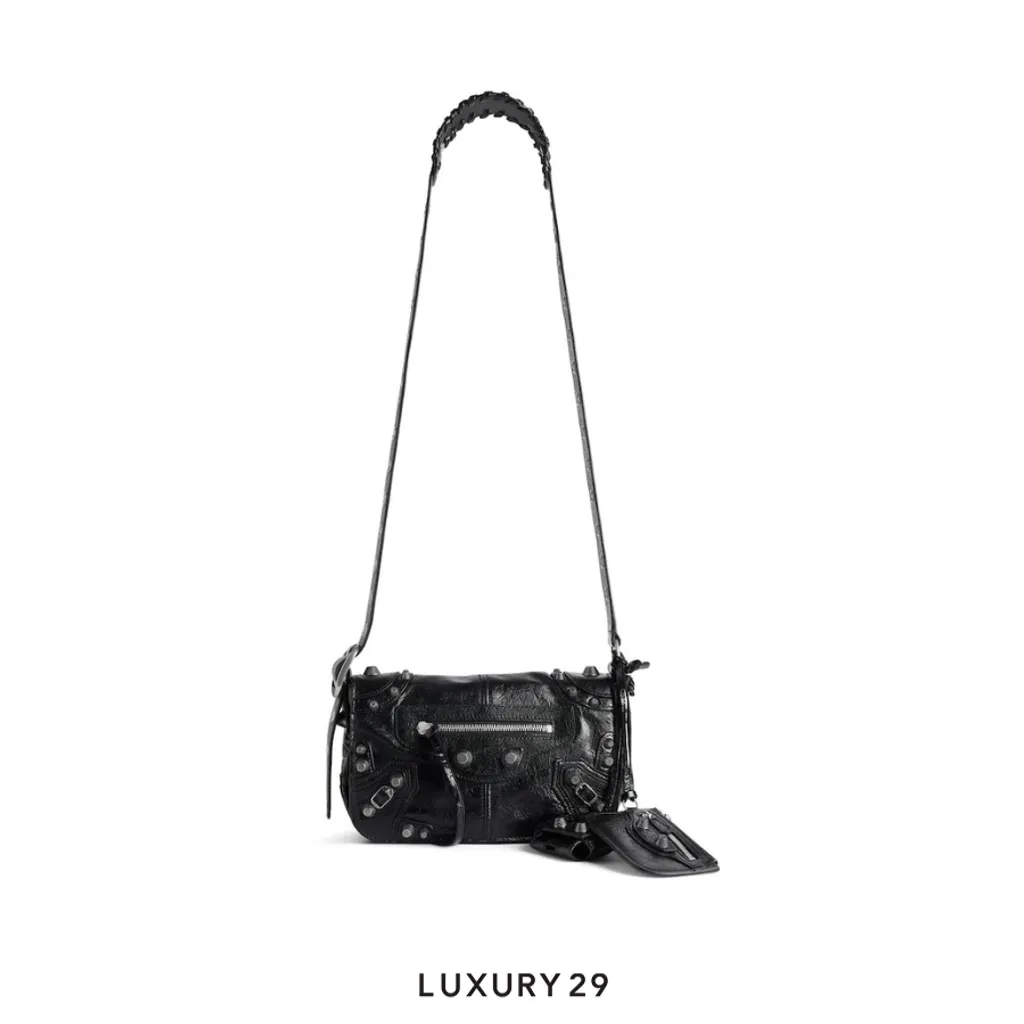 Balenciaga Le Cagole XS Crossbody Bag Black(Small, Black)