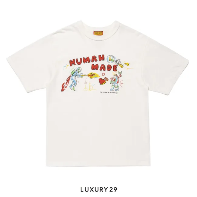 Human Made Robot Graphic T-Shirt White