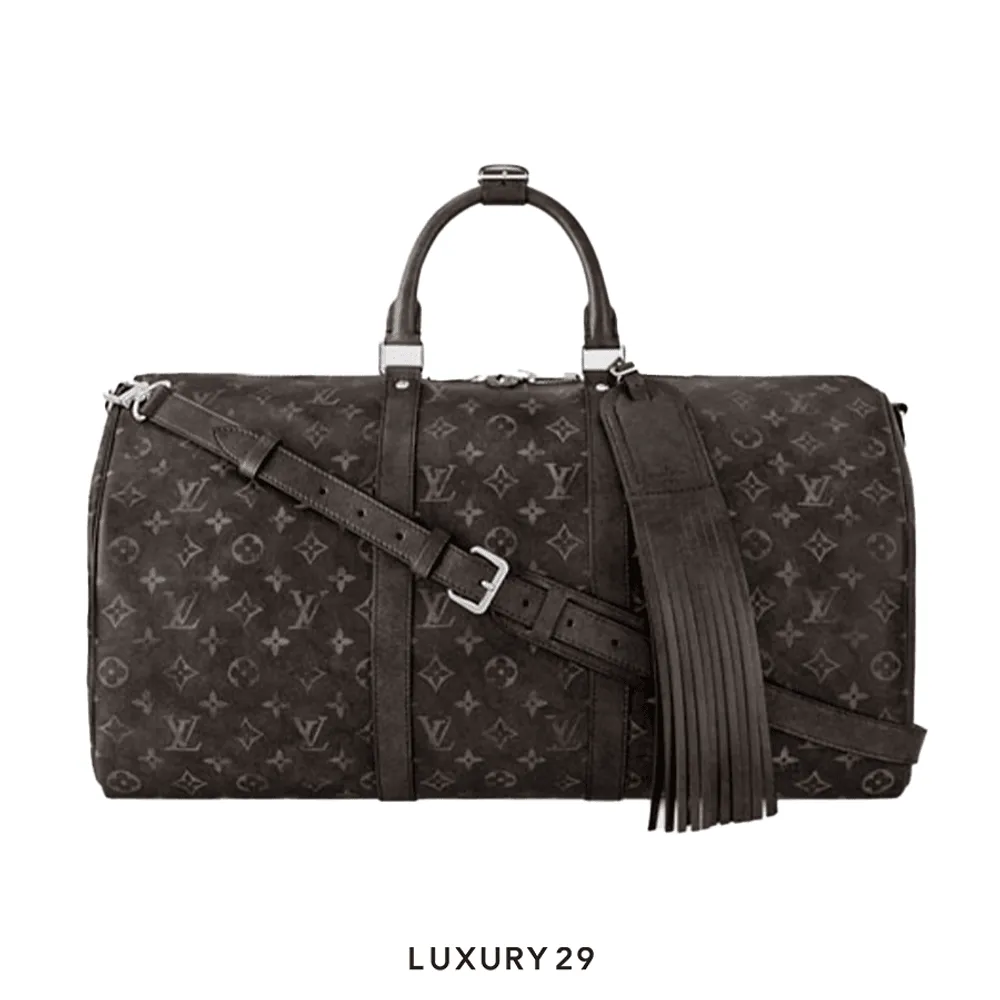 Louis Vuitton LV Keepall Bandouliere 50 Black(Medium, Black)