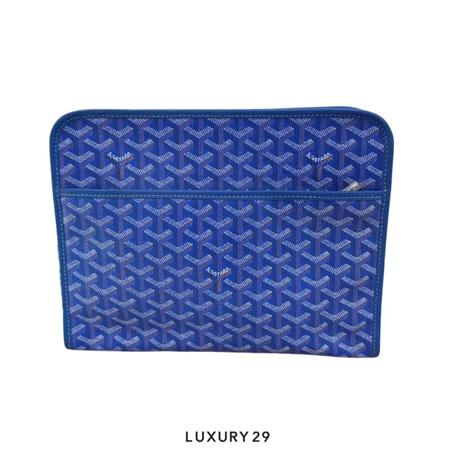 Goyard Jouvence GM Toiletry Bag Sky Blue