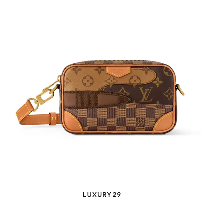 LOUIS VUITTON LV Trocadero crossbody bag Brown Monogram Landscape Canvas