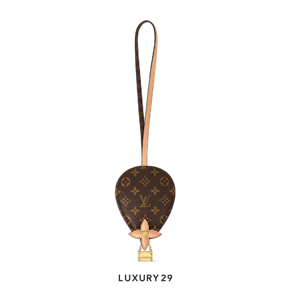 Louis Vuitton LV Sky Bag Charm Rose Beige(Small, Brown)