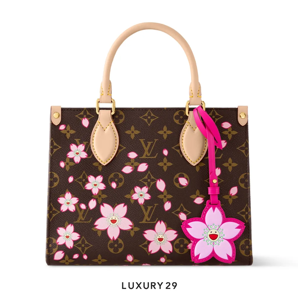 LOUIS VUITTON LV x TM - OnTheGo PM bag Sakura Brown(Small, Brown)