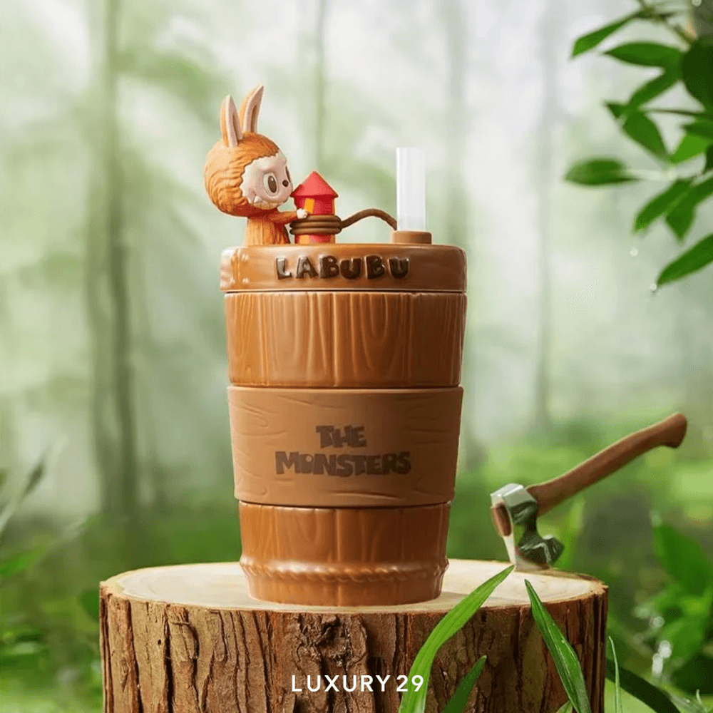 POP MART LABUBU-Wood Workshop Series(Free Size, Brown)