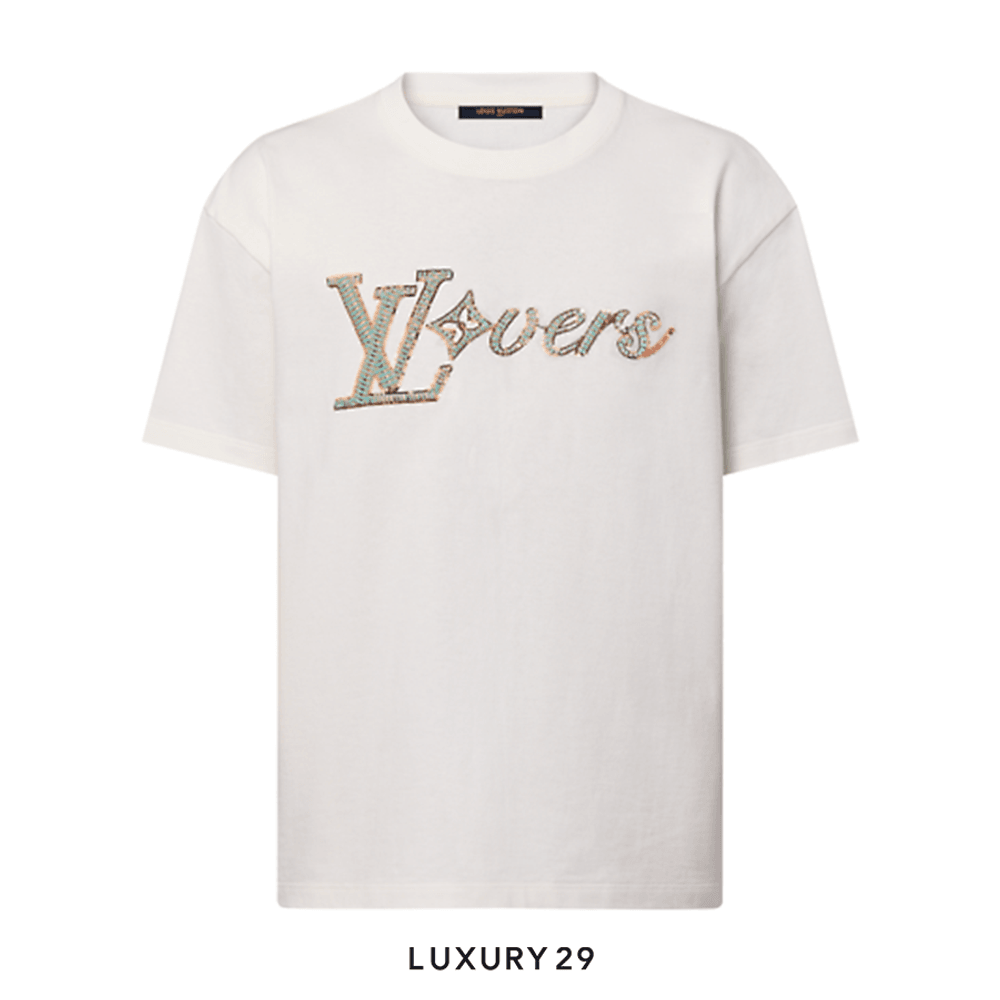 Louis Vuitton LV Embroidered Short-Sleeved T-Shirt