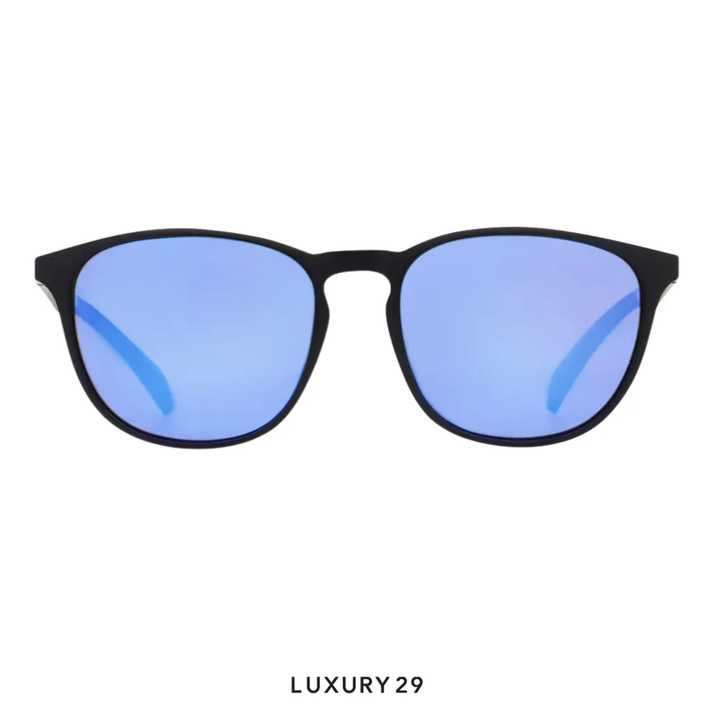 Red Bull Spect Sunglasses REDPS101-01P Double Concept smoke with dark blue mirror(Free Size, Blue)