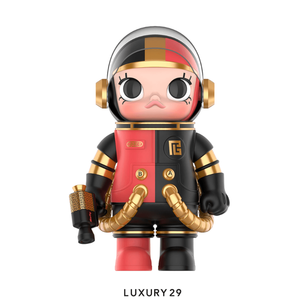 POP MART MEGA SPACE MOLLY 1000% Balmain(Maxi, Red)