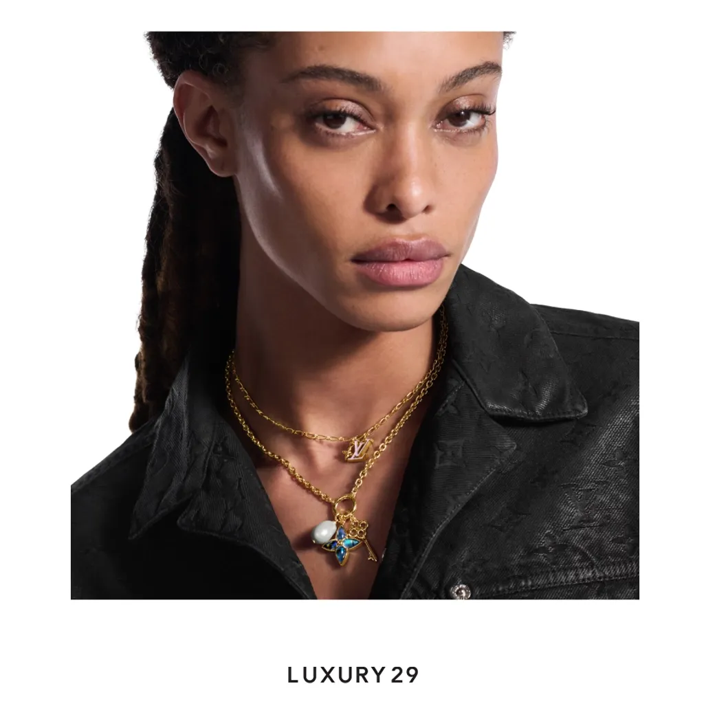 Louis Vuitton LV Layer Necklace Gold(Free Size, Gold)