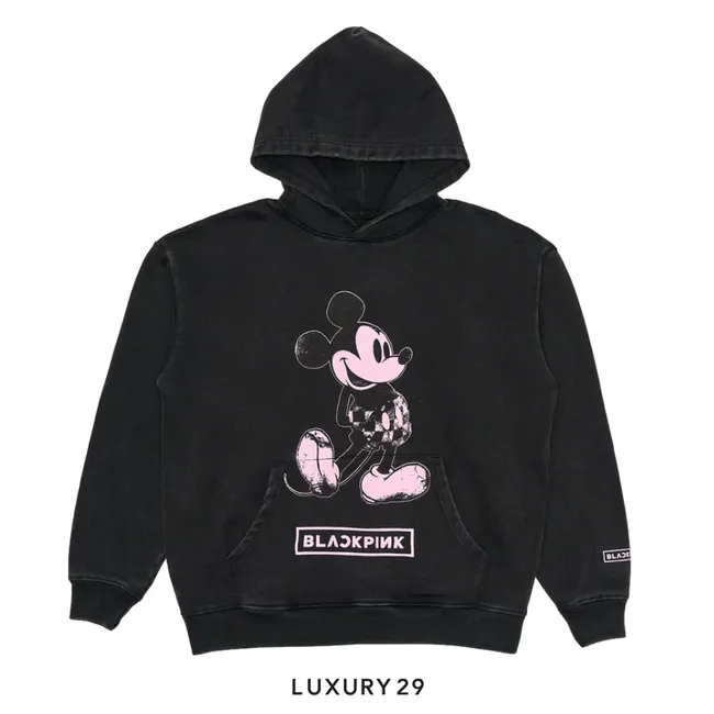 Complex Disney x BLACKPINK Mickey Hoodie - Charcoal