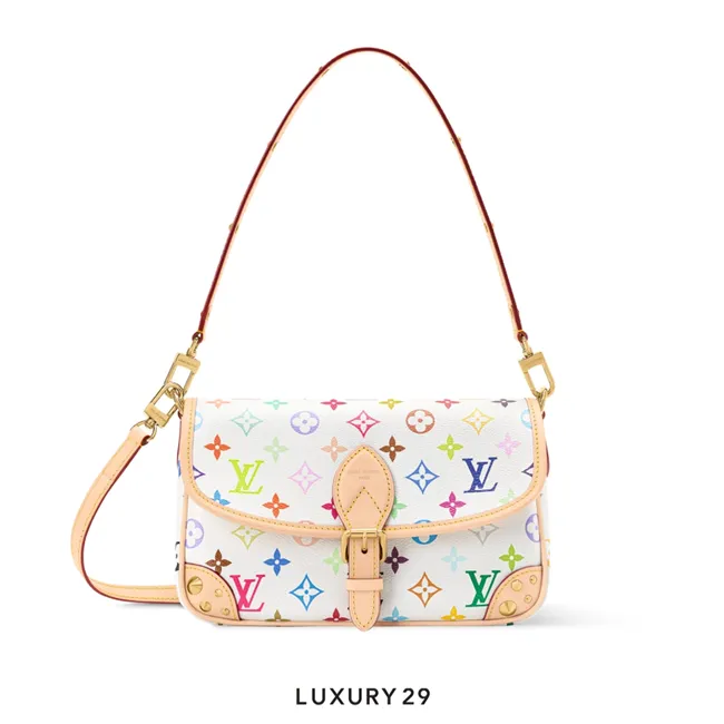 Louis Vuitton LV x TM Diane PM bag Multicolor/White