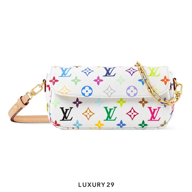 Louis Vuitton LV x TM Ivy Chain Wallet Multicolor/White