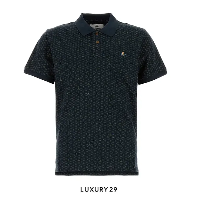 Vivienne westwood Printed piquet polo shirt