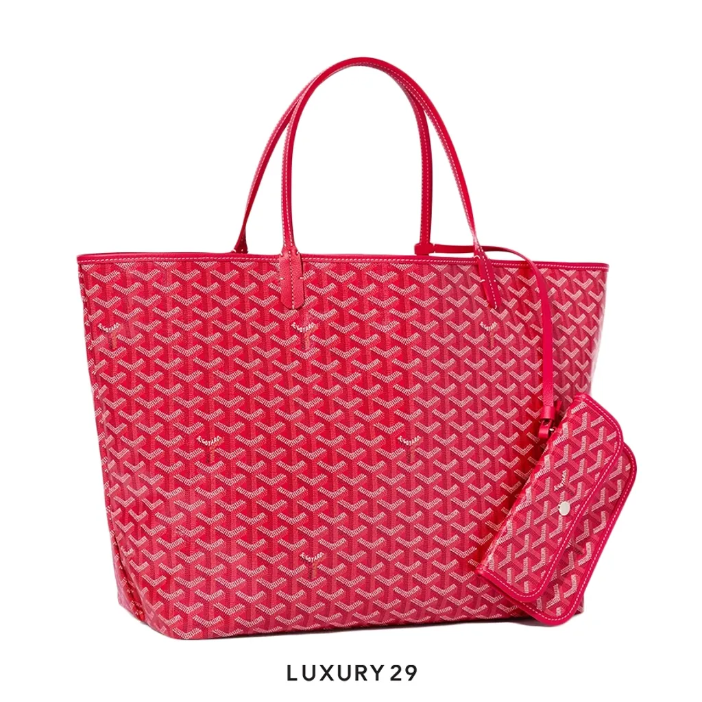 Goyard Saint Louis GM Bag Fuchsia(Large, Red)