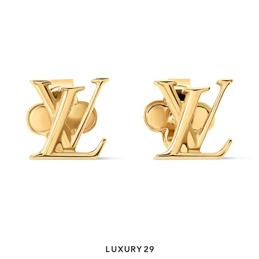 Louis Vuitton LV Iconic XS Earrings In Gold-Color hardware(Free Size, Gold)