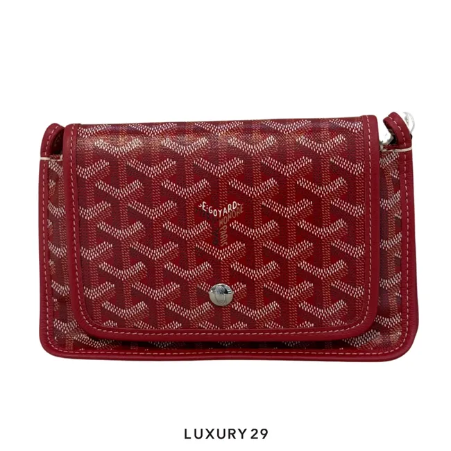 Goyard Plumet Pocket Wallet Red