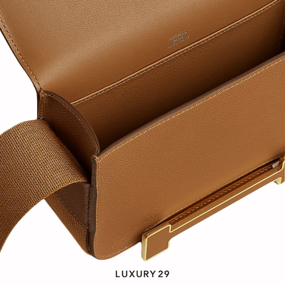 Hermes Geta Bag(Small, Brown)